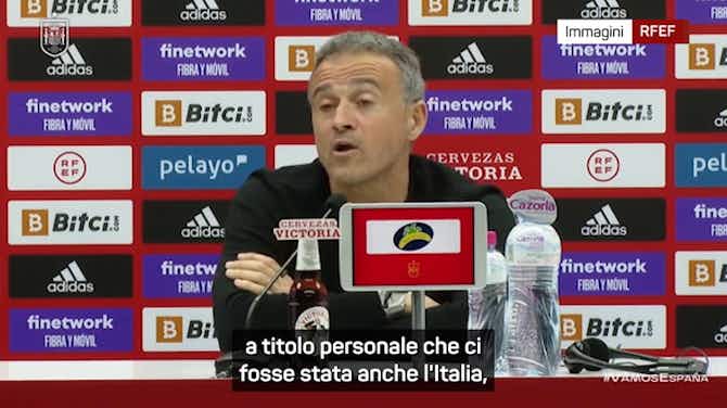 Anteprima immagine per Luis Enrique deluso: "Avrei voluto l'Italia ai Mondiali"