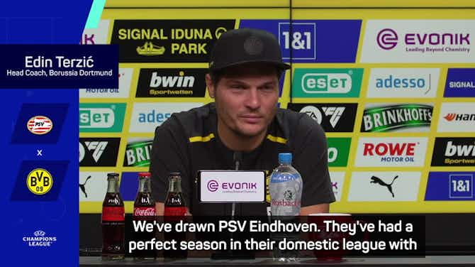 Anteprima immagine per Dortmund's Terzić hopeful of Champions League progress after PSV draw