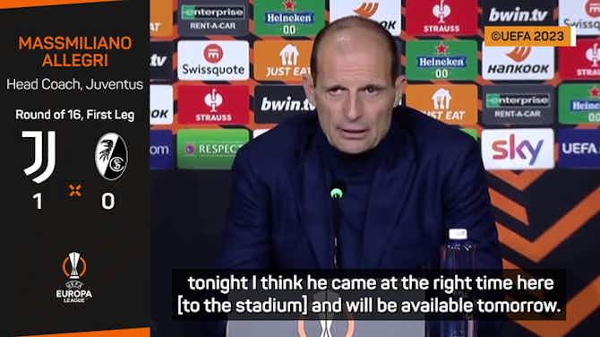 Preview image for Allegri explains Pogba omission after Freiburg win