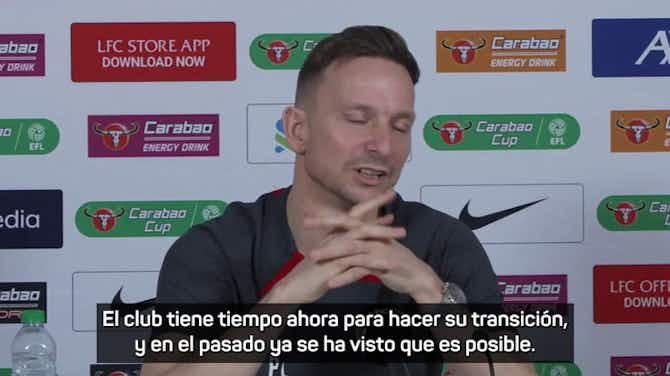 Vorschaubild für Lijnders y el Liverpool post-Klopp: "Mira el Barça de Guardiola y Tito..."