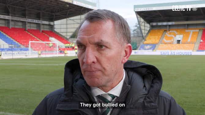 Preview image for Brendan Rodgers still angry at Celtic’s ‘soft’ first-half show at St.Johnstone