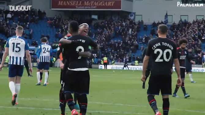 Preview image for Full-time scenes as Palace beat Brighton 1-0 at the AMEX