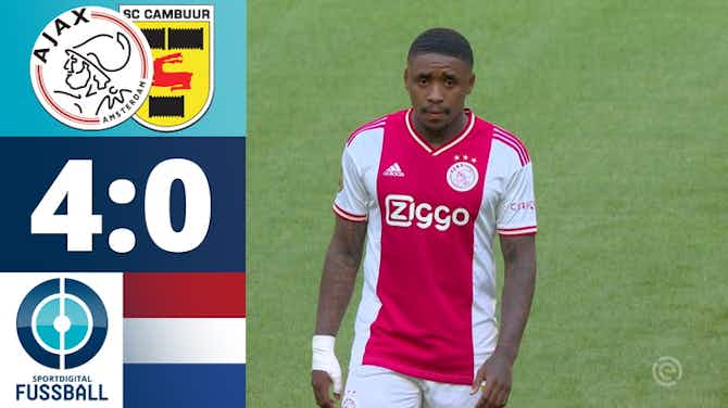Vorschaubild für Ocampos Debüt und Bergwijn Doppelpack - Ajax on fire! | Ajax Amsterdam - SC Cambuur-Leeuwarden