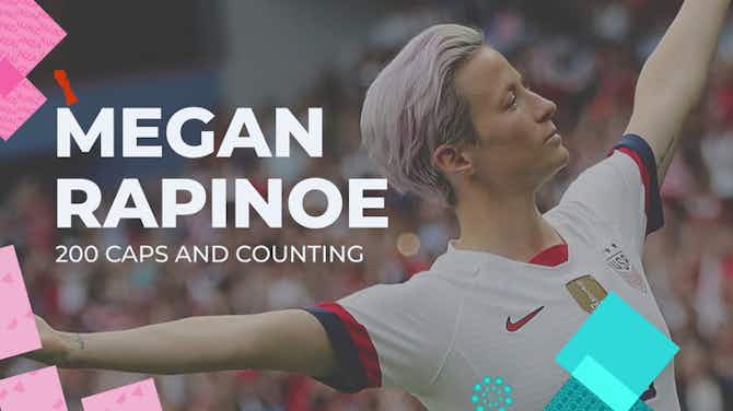 Preview image for 'Rapinoe is everything' - US fans hail veteran's 200th cap