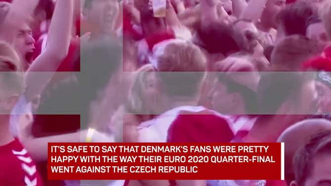 Preview image for Denmark fans revelling in Euros success