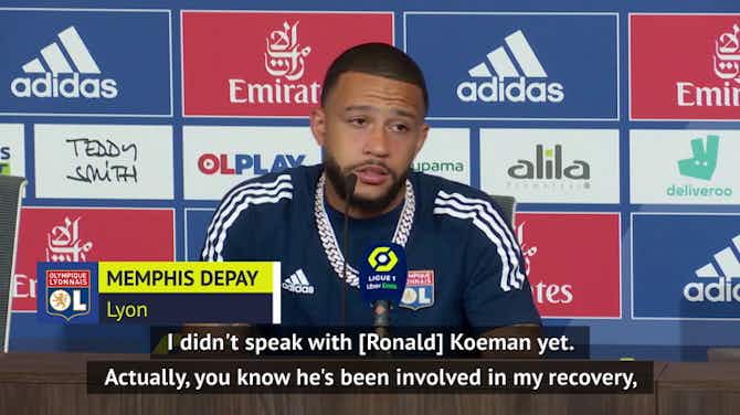 Preview image for Depay 'dreaming of big clubs' but happy at Lyon