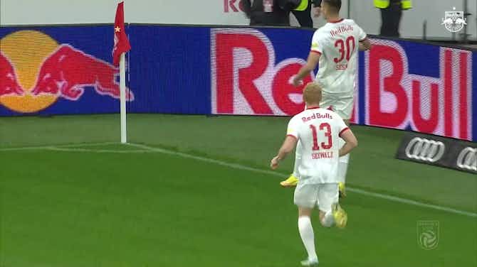 Vorschaubild für Šeško's early goal vs Rapid Wien