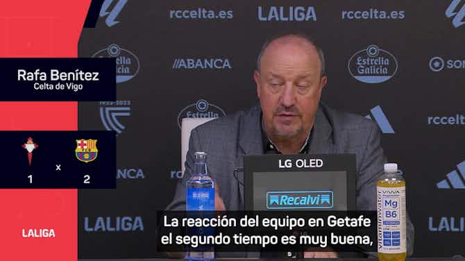 Imagen de vista previa para Benítez, sobre el penalti del Barcelona: "Es fácil si miras las imágenes"