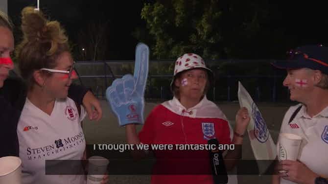 Preview image for 'It's coming home!' - England fans celebrate Lionesses' win
