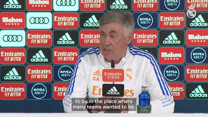 Vorschaubild für Carlo Ancelotti: 'The fans are really excited about the Champions League final'