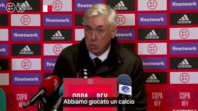 Anteprima immagine per Ancelotti avanti in Coppa del Re: "Ma questo non è calcio"