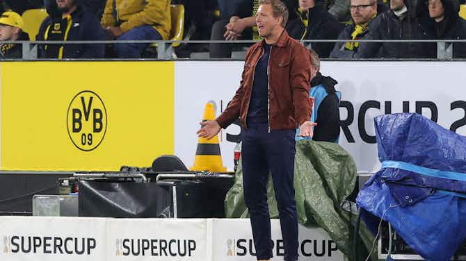 Vorschaubild für Dank Lewandowski: Supercup-Sieg für Bayern-Trainer Nagelsmann