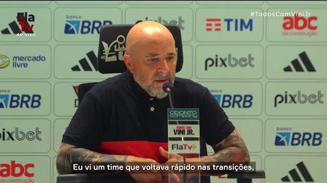 Anteprima immagine per Sampaoli sobre time do Flamengo: "O que menos falta é vontade"