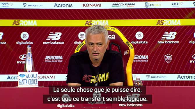 Image d'aperçu pour Roma - Mourinho : "Le transfert de Cristiano est logique"