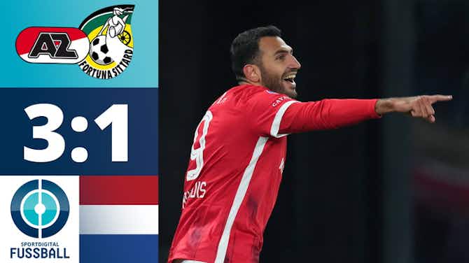Vorschaubild für Pavlidis macht den Deckel drauf! AZ bleibt erster Feyenoord-Verfolger | AZ Alkmaar - Fortuna Sittard