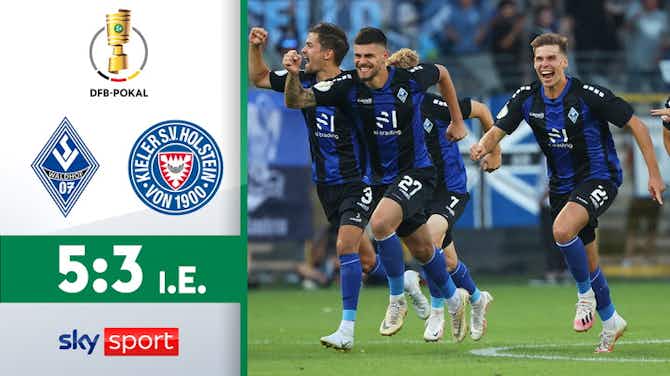 Vorschaubild für DFB Pokal: SV Waldhof 0-0 Holstein Kiel (pen: 0-0)
