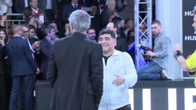 Preview image for Remembering when Maradona and Mourinho shared an emotional hug