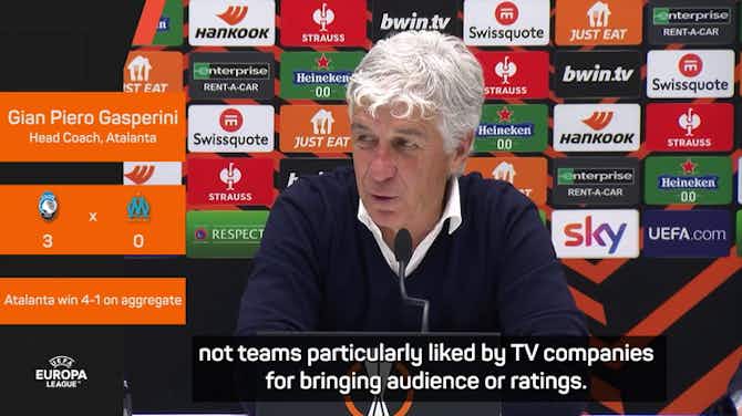 Preview image for Atalanta's Gasperini relishing Europa League's final of the unfashionable