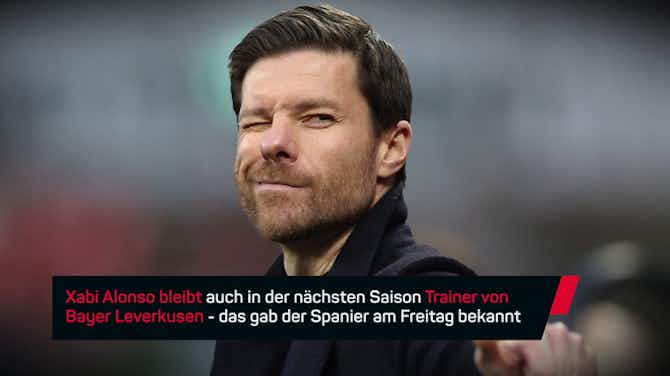 Imagem de visualização para Xabi Alonso bleibt Trainer von Bayer Leverkusen