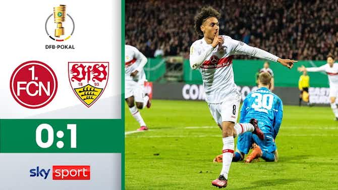Vorschaubild für VfB-Joker sticht! | 1. FC Nürnberg - VfB Stuttgart | Highlights - Viertelfinale | DFB-Pokal 2022/23