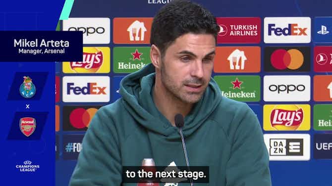 Anteprima immagine per Arsenal have 'earned the right' to challenge for the Champions League - Arteta