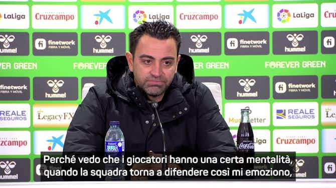 Anteprima immagine per Xavi esalta il Barça: "Gara eccezionale, che emozione vederli difendere..."