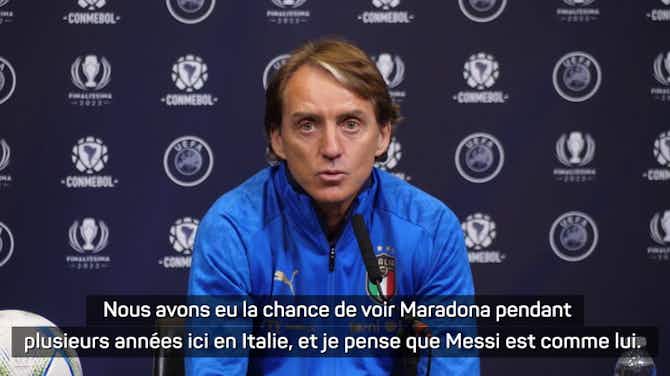 Image d'aperçu pour Finalissima - Mancini : "Messi peut faire basculer un match en une seule seconde"