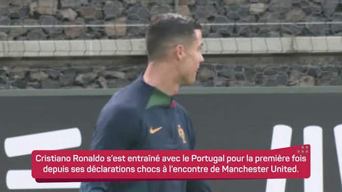 Image d'aperçu pour Portugal - Ronaldo s'entraîne avec le Portugal après son interview sur la "trahison"