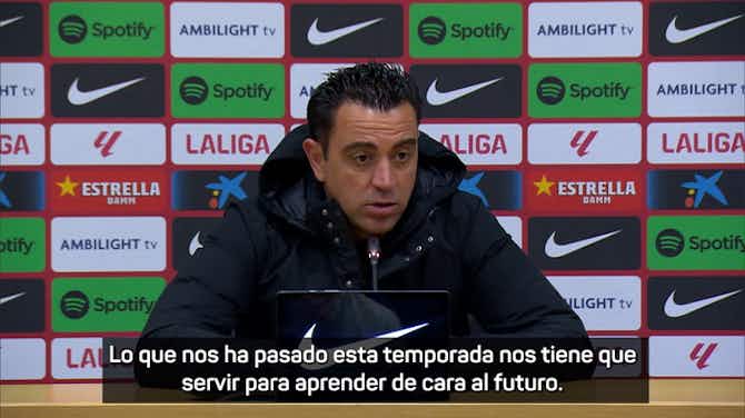Anteprima immagine per Xavi, en titulares: "Tenemos que competir mejor la temporada que viene"