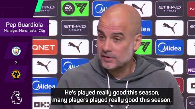 Anteprima immagine per Only Foden himself can decide his limits - Guardiola