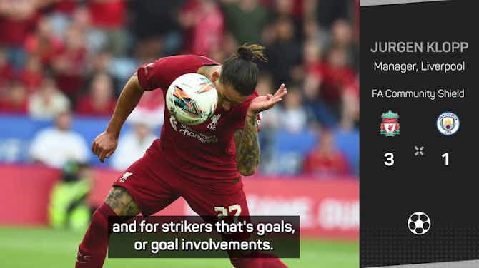 Preview image for 'Strikers are special species': Klopp says Nunez goal a massive boost for forward