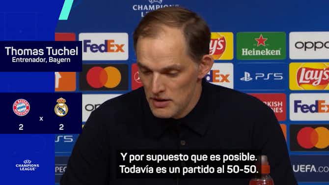 Image d'aperçu pour Tuchel confía en su equipo: "Es un desafío ganar en el Bernabéu"