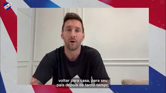Imagem de visualização para Messi manda mensagem para Suárez, agora no Nacional; veja