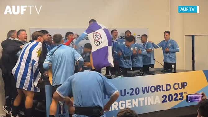 Imagen de vista previa para La celebración de los jugadores de Uruguay tras ganar el Mundial sub20