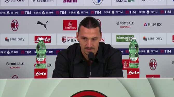 Image d'aperçu pour Milan - Retraite de Zlatan : "Le fait que je vais quitter le football, je l'ai gardé pour moi"   