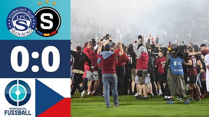 Vorschaubild für Remis reicht zum 13. Titel! Sparta nach 9 Jahren wieder Meister! | 1. FC Slovacko - Sparta Prag