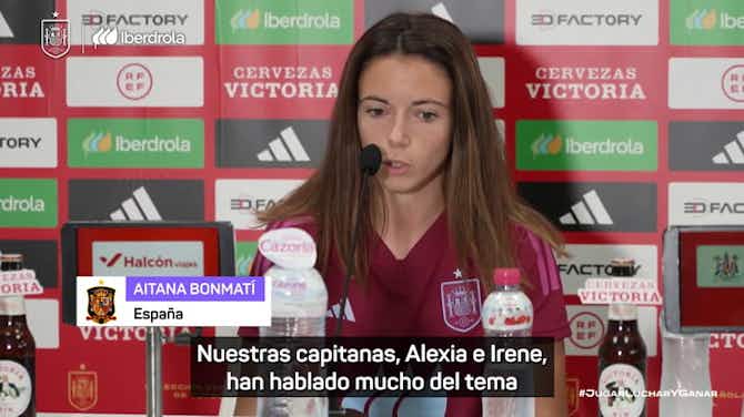 Imagen de vista previa para Aitana Bonmatí: "Queremos centrarnos en el fútbol"