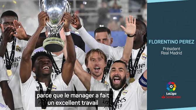 Image d'aperçu pour Real Madrid - Perez : “Nous avons fait une saison spectaculaire”