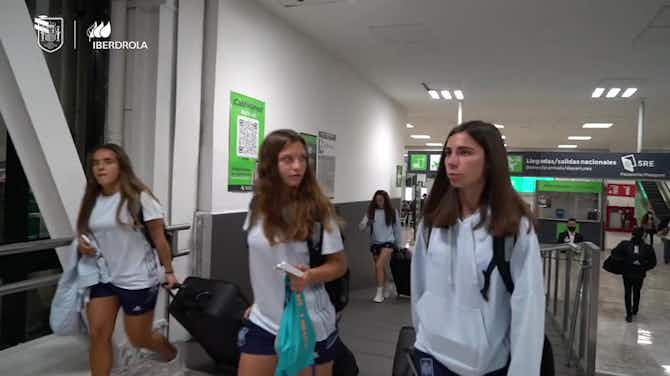 Vorschaubild für Spain Women U20 arrive in Mexico City to play friendly matches