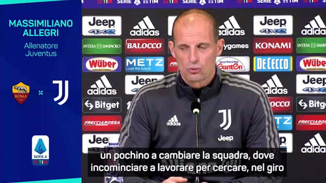 Anteprima immagine per Allegri: "La Juventus può vincere lo Scudetto? Io la vedo così"