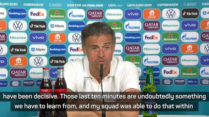 Preview image for 'Enjoy football' - Luis Enrique after spectacular 5-3 win against Croatia