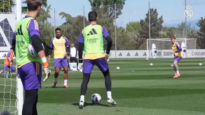 Vorschaubild für Courtois get ready to start for Real Madrid after long injury