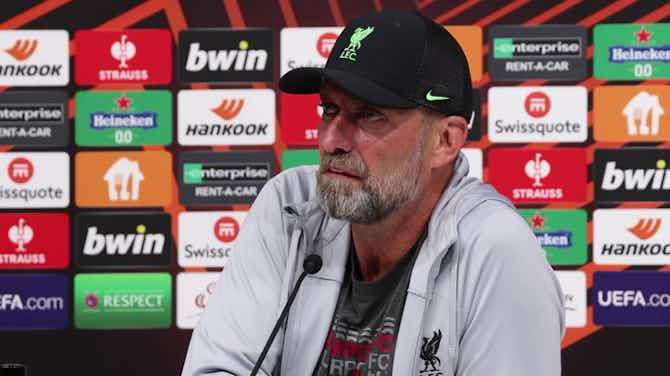 Preview image for 'You wrote a book?’ – Klopp laughs at seeing translators notes following three-minute answer