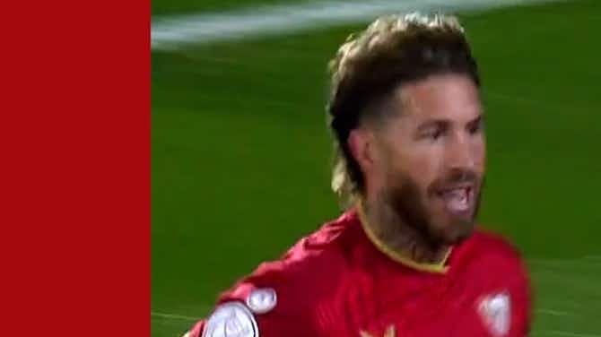 Preview image for Ramos scores trademark header in Copa del Rey Round of 16