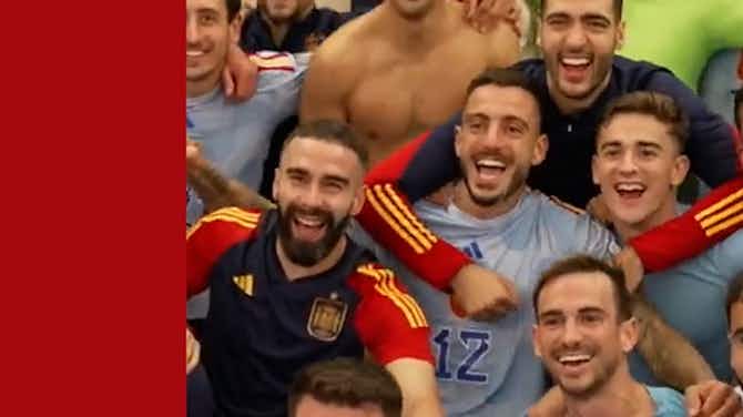 Imagen de vista previa para La selección de España festeja su pase para la Euro