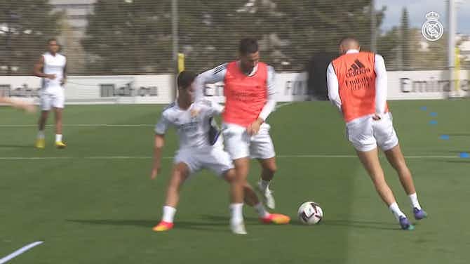 Vorschaubild für Courtois, Hazard and Camavinga are back to training