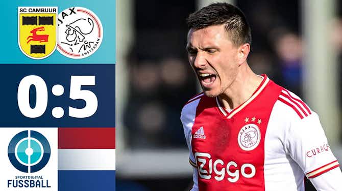 Vorschaubild für Ajax kombiniert sich zurück zu alter Stärke! | SC Cambuur-Leeuwarden - Ajax Amsterdam