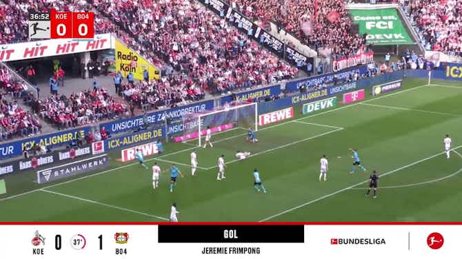 Imagem de visualização para Colônia - Bayer Leverkusen 0 - 1 | GOL - Jeremie Frimpong