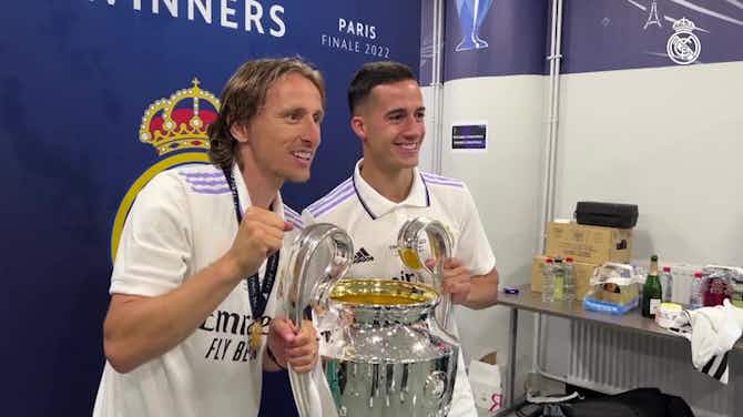 Preview image for Behind The Scenes: Real Madrid's Champions League dressing room celebrations