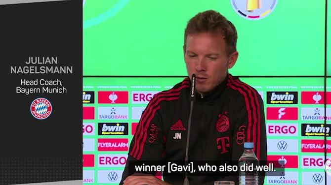 Preview image for FOOTBALL: DFB-Pokal: Nagelsmann questions Gavi winning Kopa Trophy